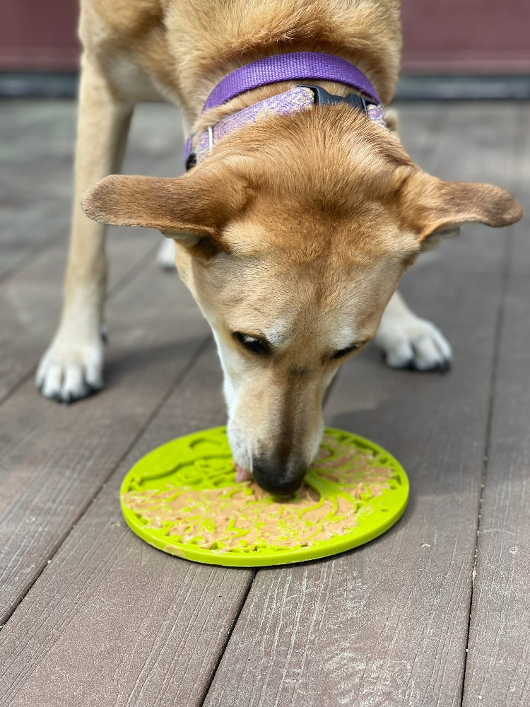 Tree of Life eMat - Enrichment Lick Mat For Dogs and Cats - With Suction Cups | Tree Design | USA Made