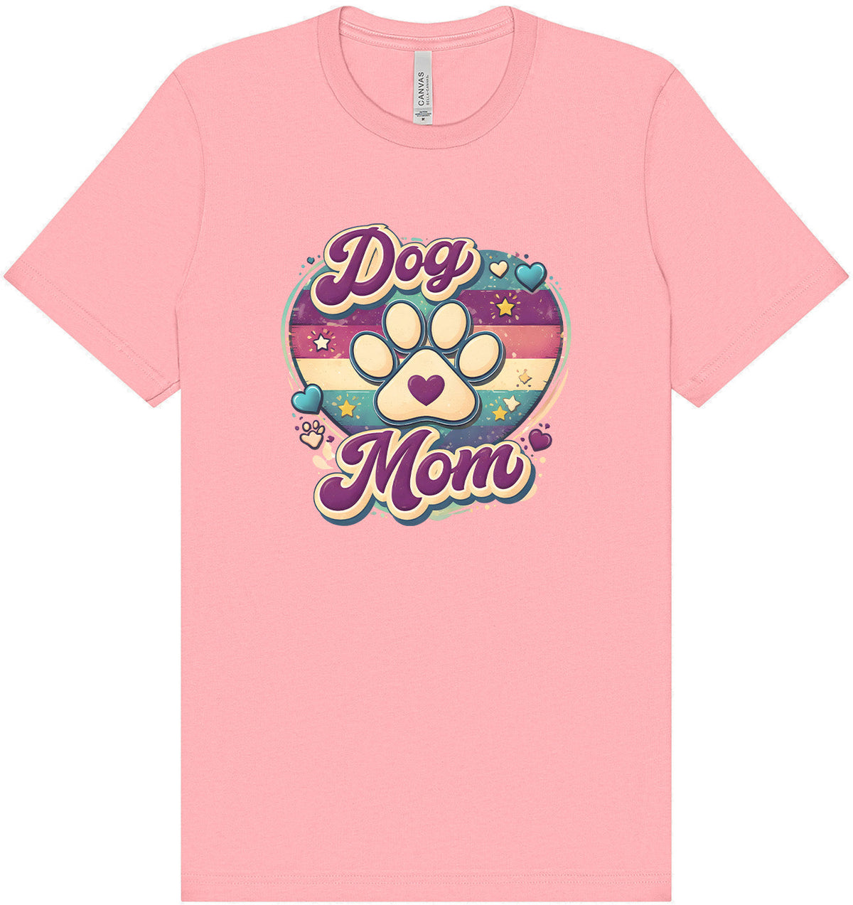 Retro Dog Mom Adult Bella Canvas Shirt