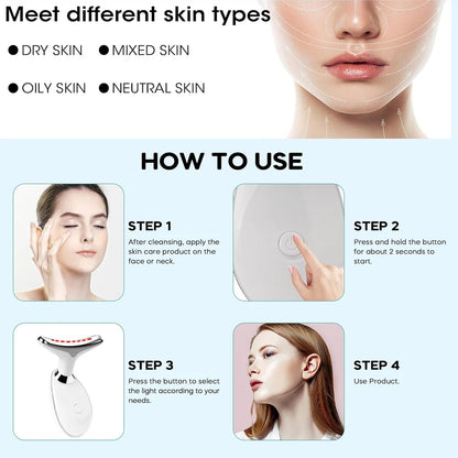 LED Light Therapy Face Wand