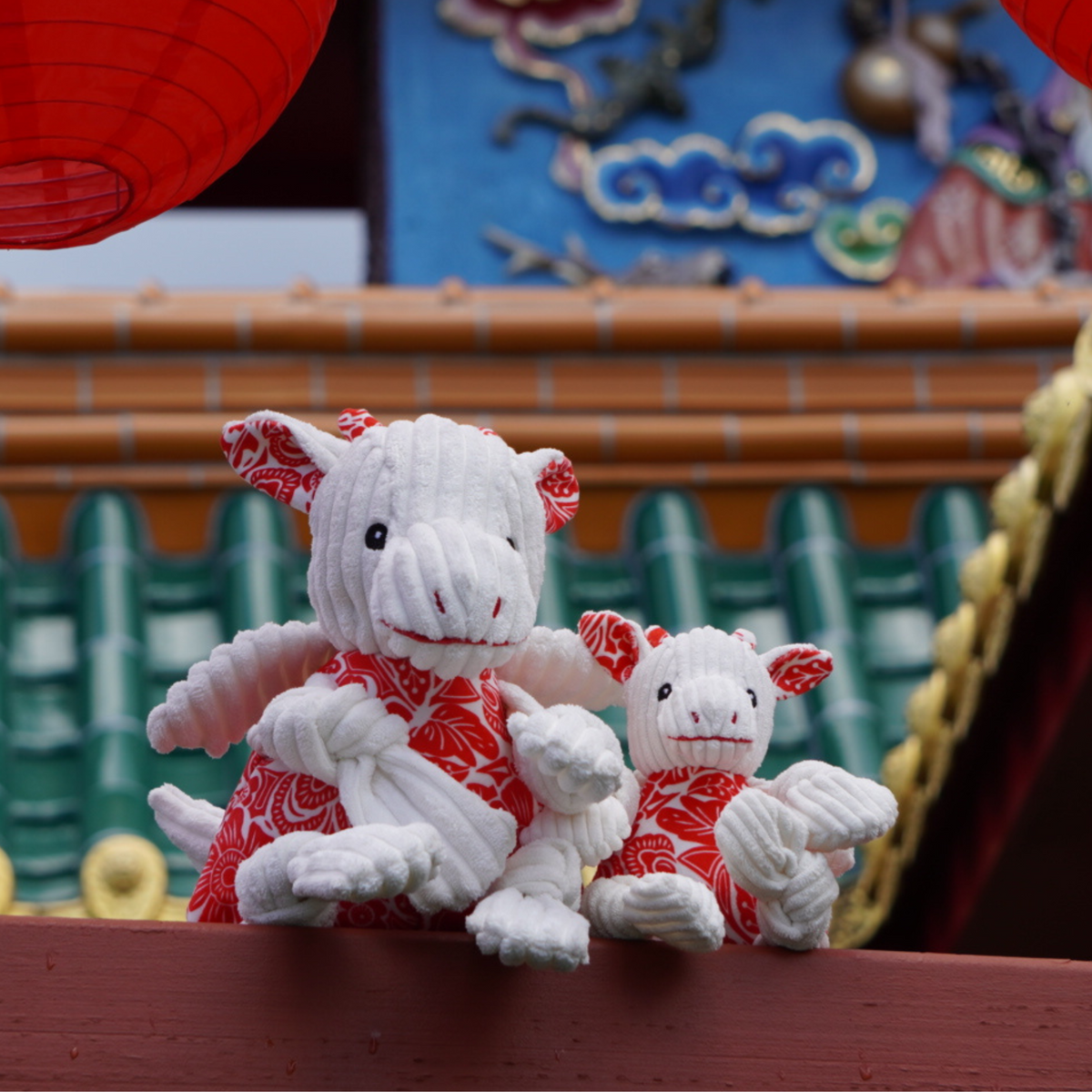 Lucky Dragon Knottie® Plush Dog Toy