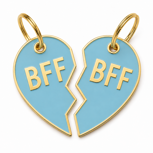 BFF Tags Blue (set of 2)
