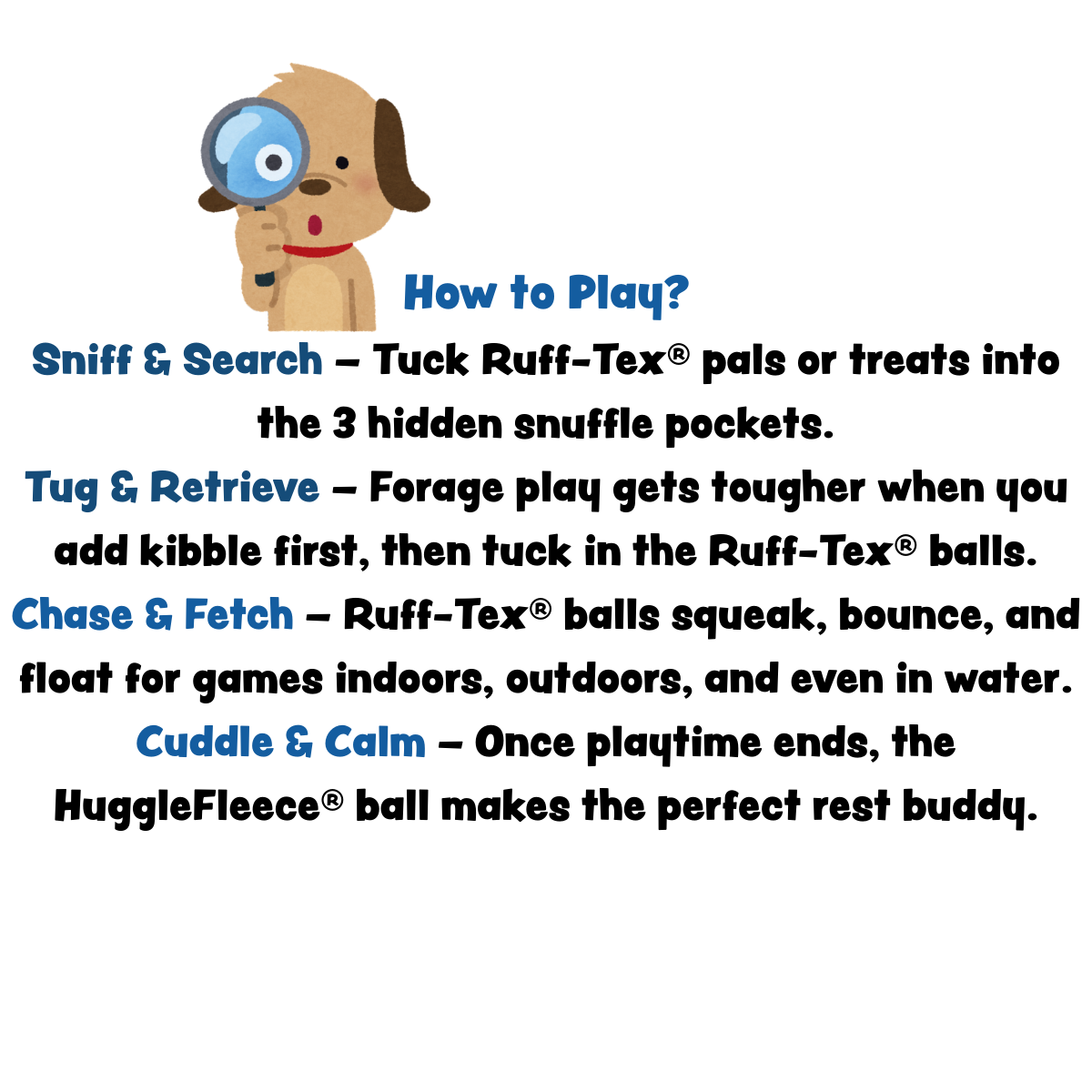 HuggleSnuffles™ SnuffleSphere™ Puzzle Ball