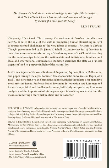 The State in Catholic Thought
