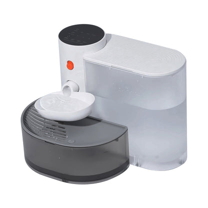 Smart Pet Water Fountain Automatic Cat Water Dispenser 3L/101OZ Cordless Rechargeable Dog Water Fountain Self-Refill with 3 Adjustable Volume 3 Time I
