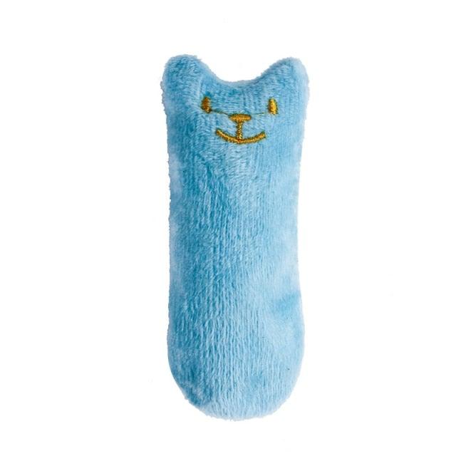 Funny Interactive Pets Chew Bite Supplies for Cat Teeth Grinding Catnip Toys Funny Plush Cat Toy Pet Kitten Chewing Vocal Toy Claws Thumb Bite Cat mint For Cats