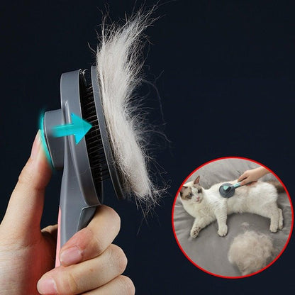 New Dog And Cat Hair Comb Pet Dog Hair Special Needle Comb Cat Hair Cleaner Cleaning and Beauty Products Pet Grooming Brush Effectively Reduces Shedding by Up to 95% Professional Deshedding Tool for Dogs and Cats