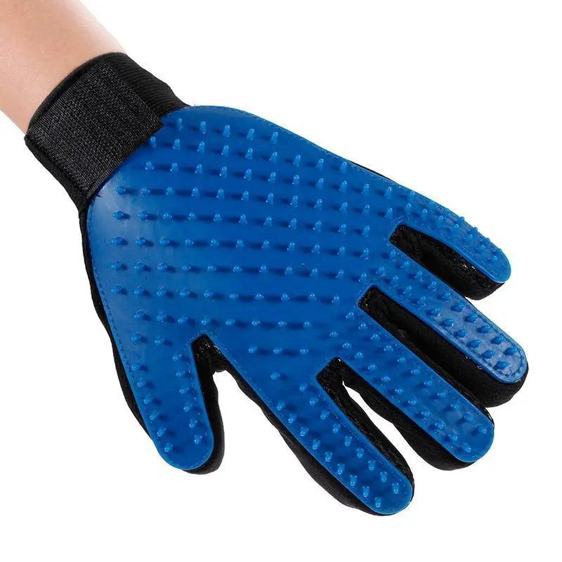 New Efficient Pet Grooming Cleaning Gentle Brush Gloves Pet Hair Remover Gloves